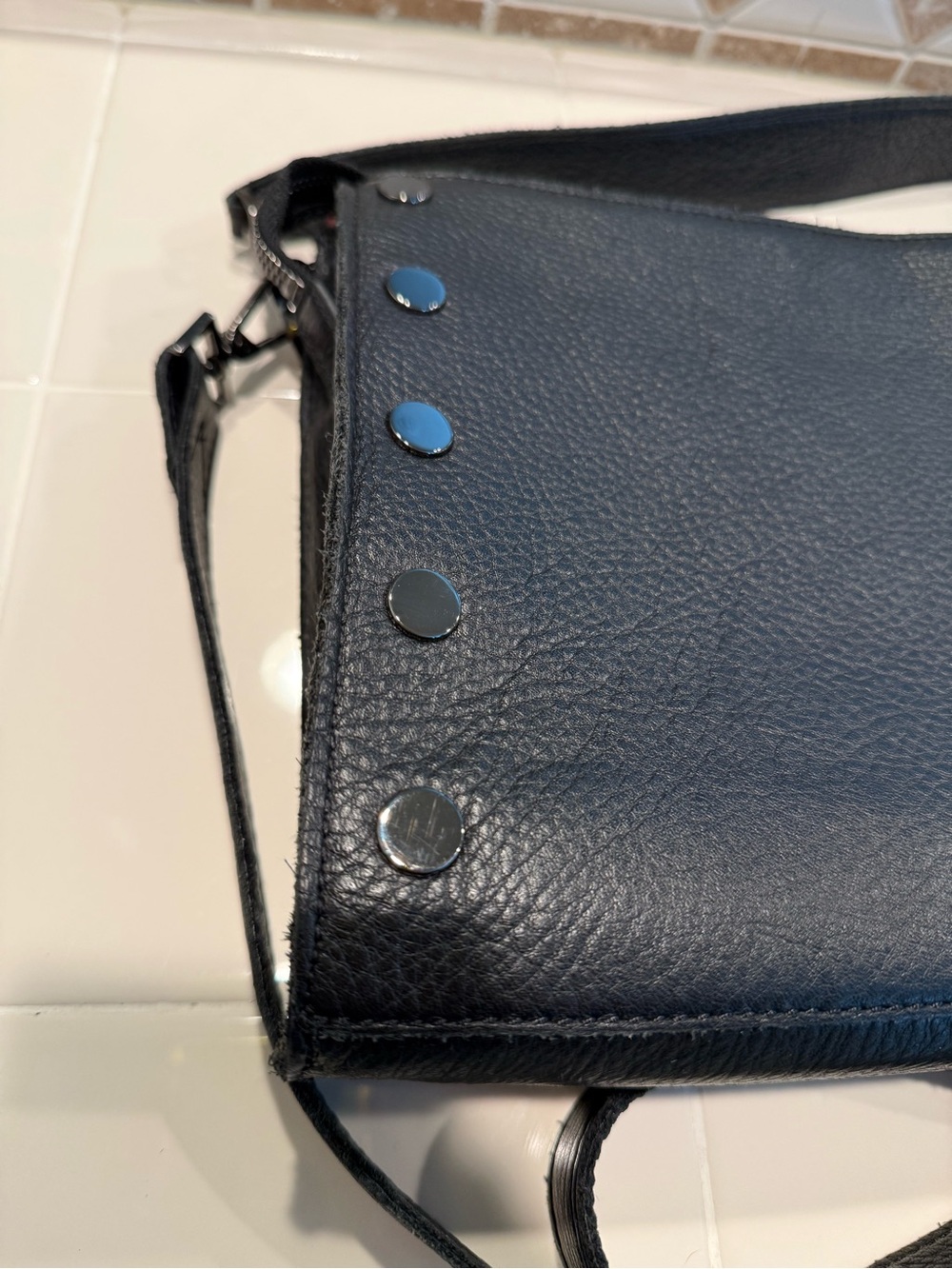 Hammitt Montana Clutch Leather Crossbody Gunmetal Hardware - Picture 10 of 15